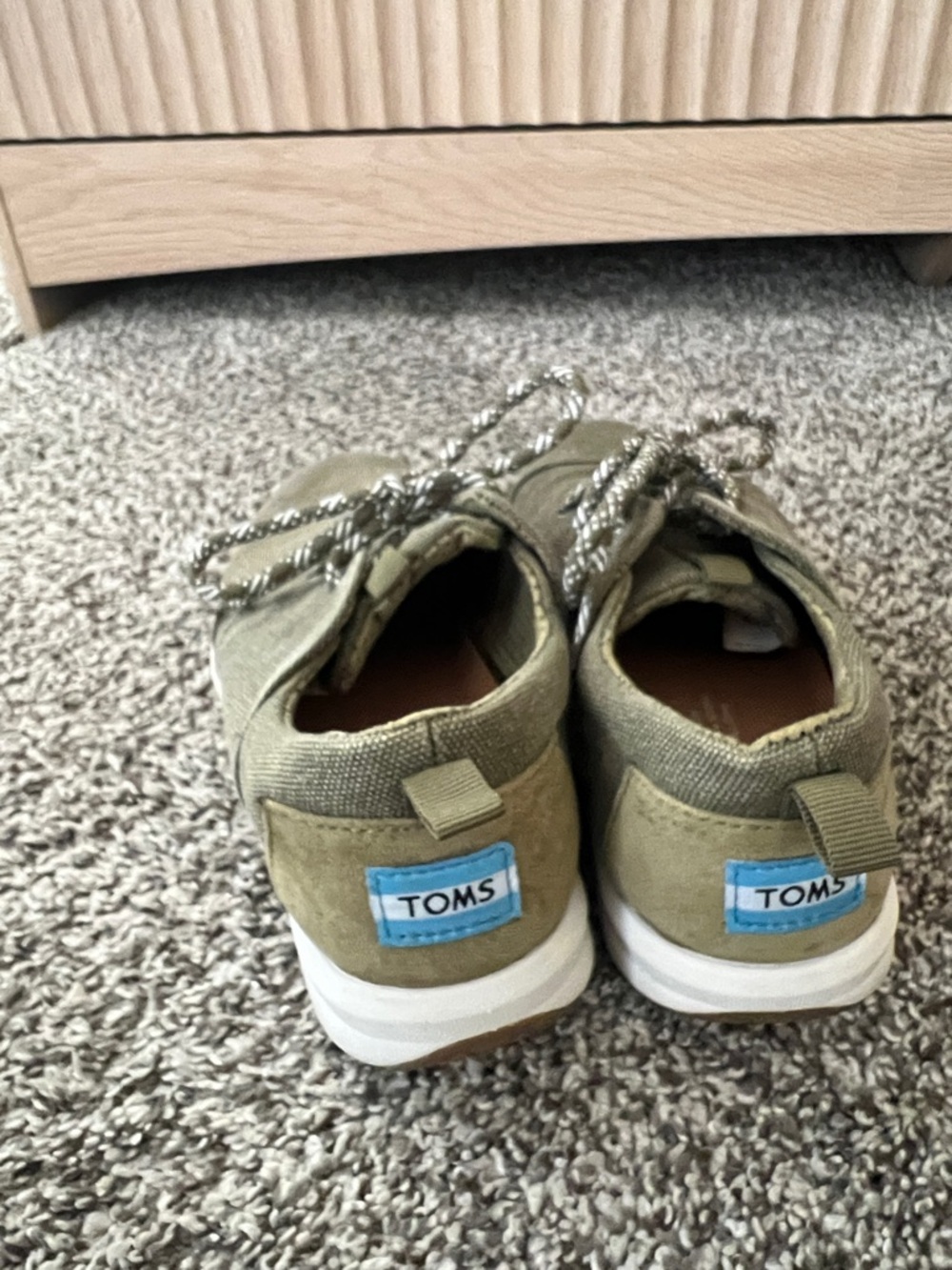 TOMS Olive Canvas Sneakers